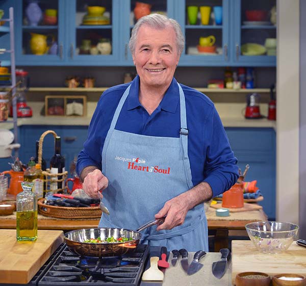 Image of Jacques Pepin from the TV show, Jacques Pepin Heart and Soul